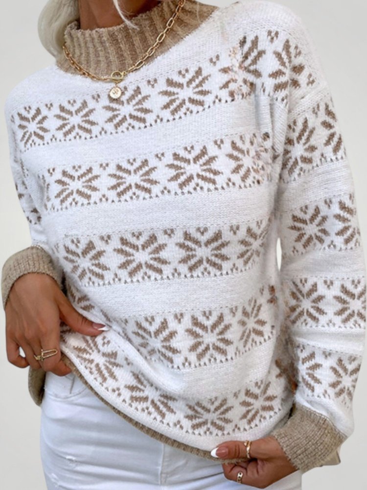 Groene Wollen Damestrui – Warme en Elegante Gebreide Dames Truien voor Herfst en Winter 0