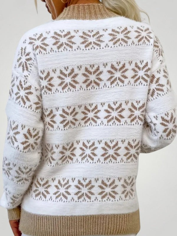 Groene Wollen Damestrui – Warme en Elegante Gebreide Dames Truien voor Herfst en Winter 1