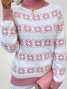 Groene Wollen Damestrui – Warme en Elegante Gebreide Dames Truien voor Herfst en Winter 2