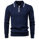 Heren Poloshirt Winter met Lange Mouwen en Polokraag – Comfortabele Regular Fit voor Casual Stijl 2