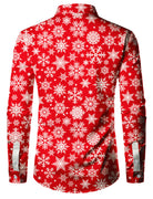 Heren Shirts met Lange Mouwen – Grappige Kerstpatronen voor Feestdagen 2