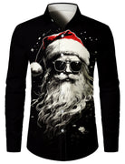 Heren Shirts met Lange Mouwen – Grappige Kerstpatronen voor Feestdagen 3