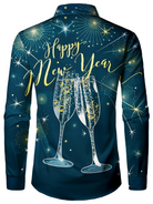 Heren Shirts met Lange Mouwen – Grappige Kerstpatronen voor Feestdagen 6