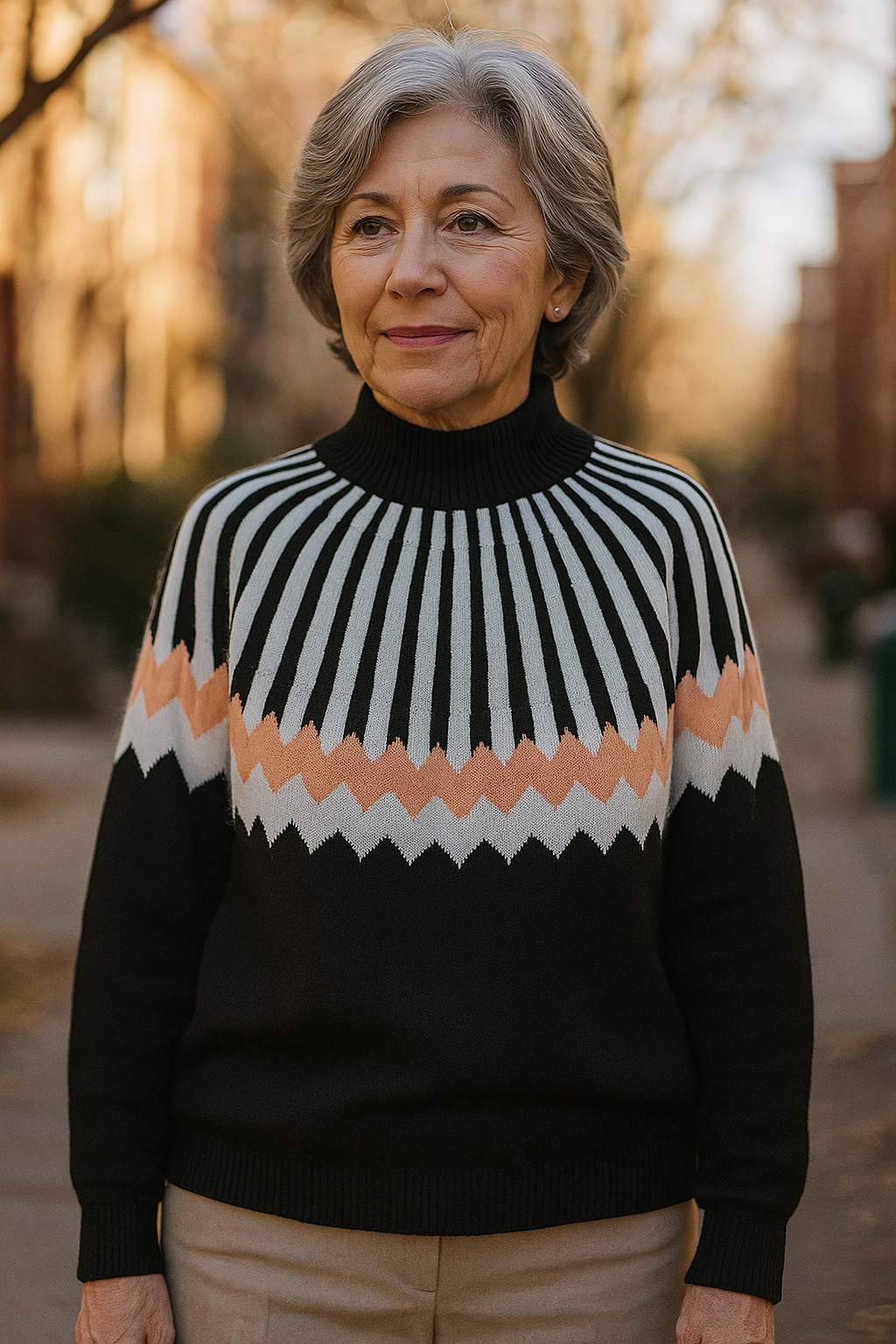 Hoge Hals Trui Dames van Zachte Ademend Stof – Elegante Wintermode voor Comfort en Stijl 2