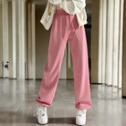 Hoge Taille Losse Joggingbroek Dames van Zacht Ademend Materiaal – Ideaal voor Yoga en Vrije Tijd 0