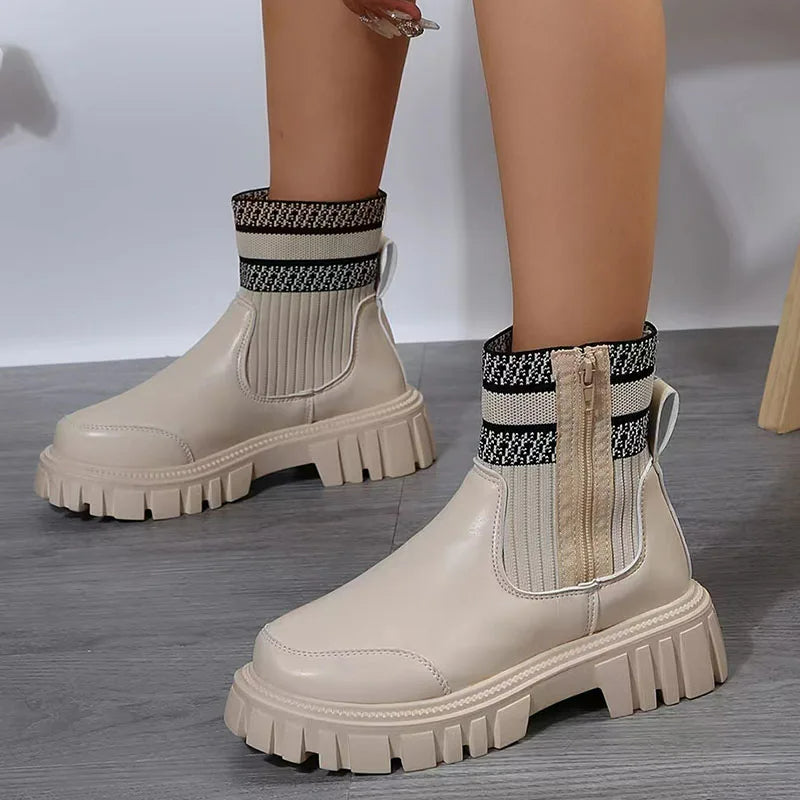 Jane Herfst Enkellaarsjes met Uniek Ontwerp en Duurzame Kwaliteit – Comfortabele Pasvorm in Diverse Herfstkleuren 2