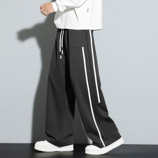 Joggingbroek met Wijde Pijpen voor Dames – Comfortabele Katoenmix met Contrasterende Zijstrepen 6