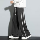 Joggingbroek met Wijde Pijpen voor Dames – Comfortabele Katoenmix met Contrasterende Zijstrepen 6