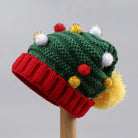 Kerstman Gebreide Muts van Zacht Katoen – Comfortabele Beanie voor Koude Dagen met Flexibele Pasvorm 0