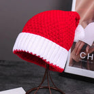 Kerstman Gebreide Muts van Zacht Katoen – Comfortabele Beanie voor Koude Dagen met Flexibele Pasvorm 2