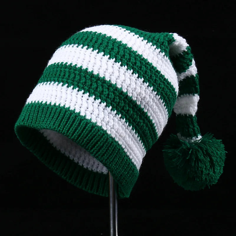 Kerstman Gebreide Muts van Zacht Katoen – Comfortabele Beanie voor Koude Dagen met Flexibele Pasvorm 3
