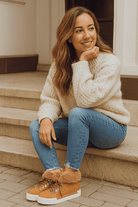 Kerstmis Lange Bontleren Snowboots – Warme Gezellige Winterlaarzen voor Dames 1