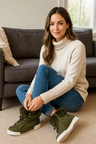 Kerstmis Lange Bontleren Snowboots – Warme Gezellige Winterlaarzen voor Dames 5