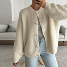 Lang Zwart Vest Dames met Ronde Hals en Eenvoudige Sluiting – Perfect voor Elk Seizoen 1