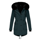 Lange Gewatteerde Winterjas Dames met Capuchon en Lange Mouwen - Comfortabele en Stijlvolle Jassen voor Koude Dagen 5