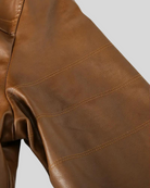 Leren Jack Dames met Capuchon en Dubbele Ritssluiting voor Comfort en Warmte - Hoogwaardig Leer, Casual Stijl 5