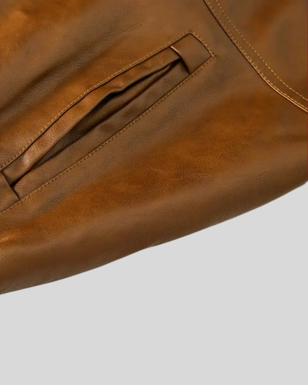 Leren Jack Dames met Capuchon en Dubbele Ritssluiting voor Comfort en Warmte - Hoogwaardig Leer, Casual Stijl 6