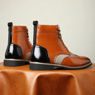 Leren Laarzen Dames met Brogue-Details en Comfortabel Gevoerd Interieur - Duurzaam Volnerf Leer 3