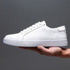Leren Sneakers Dames met Gedempt Voetbed – Strak Silhouet in Wit, Perfect voor Casual en Formele Gelegenheden 2