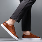 Leren Sneakers Dames met Gedempt Voetbed – Strak Silhouet in Wit, Perfect voor Casual en Formele Gelegenheden 7