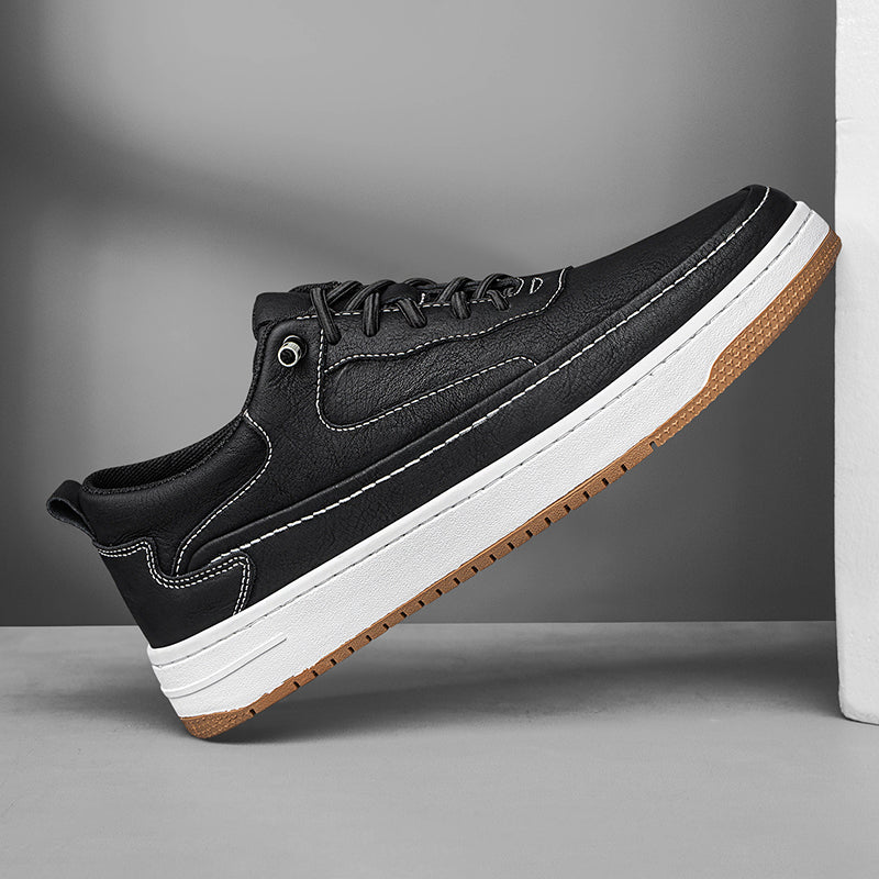 Leren Sneakers Dames met Gedempte Binnenzool voor Comfort en Duurzaamheid - Slijtvast Leer, Modern Ontwerp 5