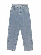 Lichtblauwe Baggy Jeans voor Heren - Comfortabele Oversized Spijkerbroek, Grote Maten, Ideaal voor Casual Looks 5