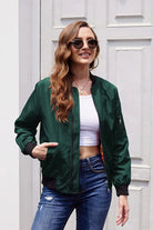 Lichtgewicht Bomberjack Dames met Rits van 100% Polyester – Casual Vrije Tijd Jas 3