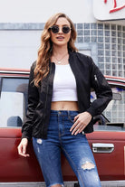 Lichtgewicht Bomberjack Dames met Rits van 100% Polyester – Casual Vrije Tijd Jas 7