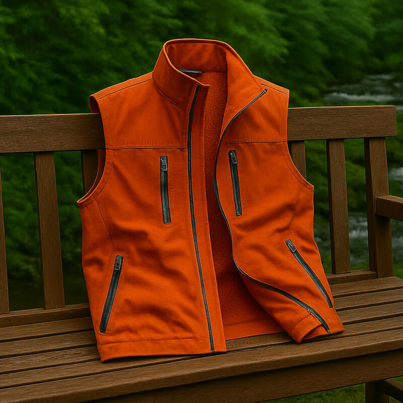 Lichtgewicht Mesh Vest voor Buitensporten - Ademend, Sneldrogend met Meerdere Rits- en Klepzakken 4