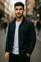 Lichtgewicht Waterbestendig Jack met Zachte Voering en Rits – Verfijnd Silhouet voor Casual en Formele Gelegenheden 1