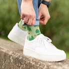 Lichtgroene Sokken Heren voor Natuurliefhebbers – Comfortabel en Ademend, Perfect voor Wandelen en Trekking 1