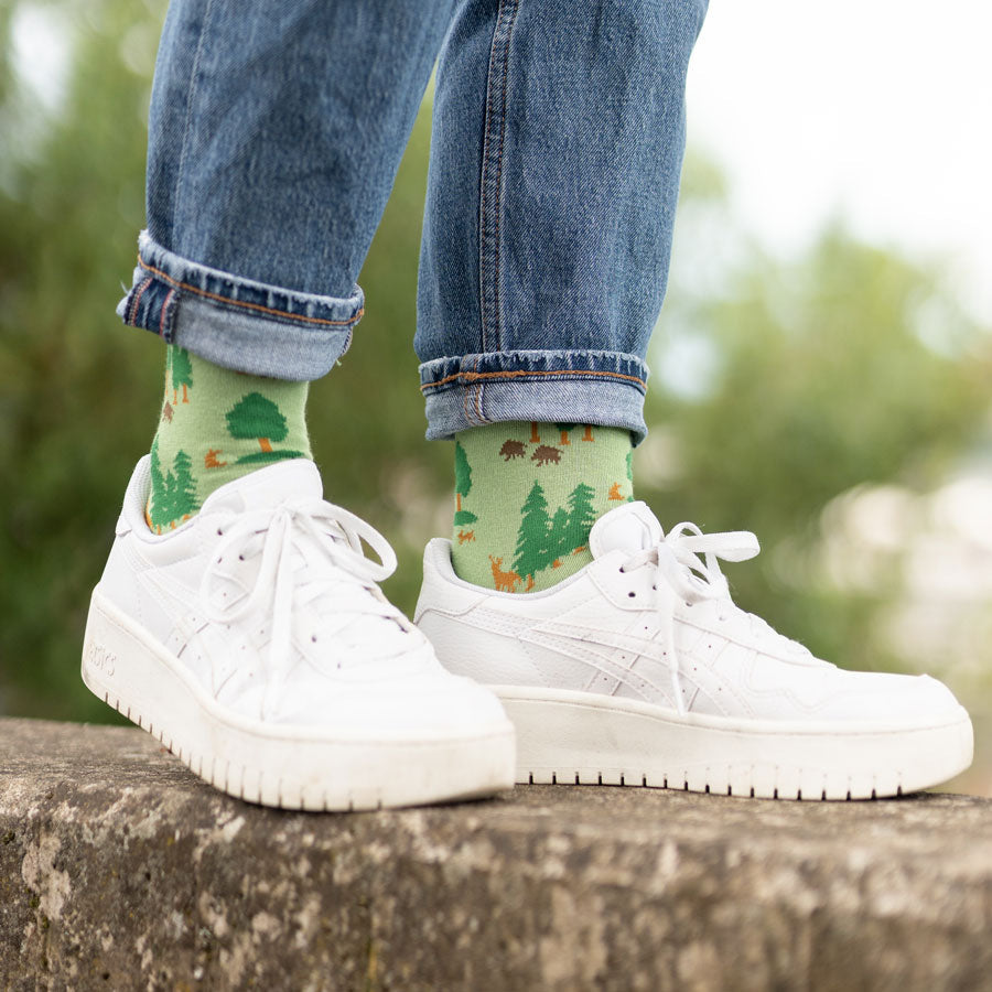 Lichtgroene Sokken Heren voor Natuurliefhebbers – Comfortabel en Ademend, Perfect voor Wandelen en Trekking 2