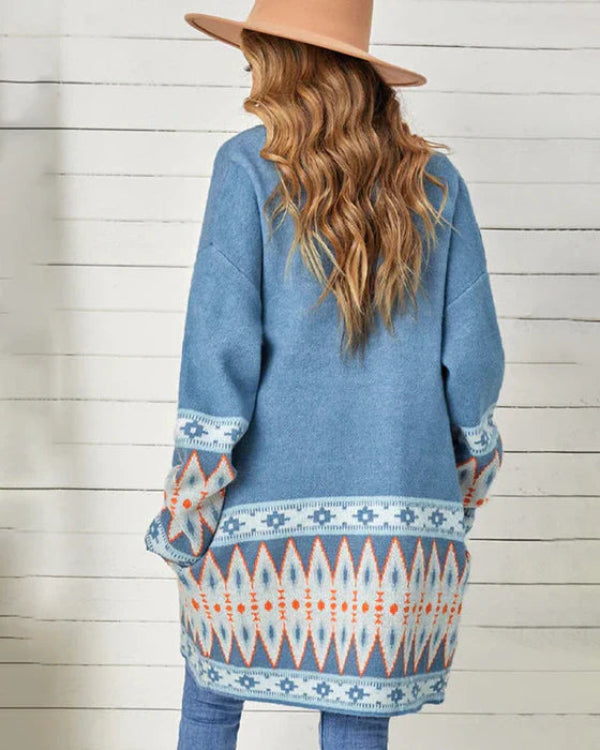 Losvallend Jasje met Unieke Print – Casual en Comfortabel, Hoogwaardige Stof, Trendy Design, Makkelijk Onderhoud 1