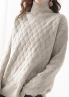 Lydia Kasjmier Coltrui Dames – Luxe Zachte Trui voor Formele en Casual Gelegenheden, 100% Kasjmier, Diverse Maten 3