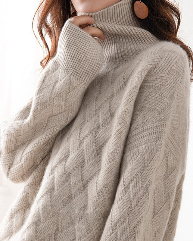 Lydia Kasjmier Coltrui Dames – Luxe Zachte Trui voor Formele en Casual Gelegenheden, 100% Kasjmier, Diverse Maten 7