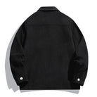 Moderne Corduroy Jack van Katoenmix met Ritssluiting en Verstelbare Manchetten - Stijlvol en Comfortabel voor Elke Gelegenheid 1