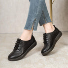 Leren Schoenen met Gewatteerde Steun en Antislipzool – Comfortabele, Ademend en Duurzaam voor Actieve Levensstijl 1