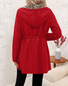 Omkeerbare Damesjas van Katoen-Viscose met Capuchon en Verstelbare Taille – Elegant voor Elk Seizoen 2