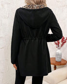 Omkeerbare Damesjas van Katoen-Viscose met Capuchon en Verstelbare Taille – Elegant voor Elk Seizoen 8