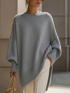Oversized Asymmetrische Gebreide Trui Dames – Comfortabel en Stijlvol met Vloeiend Silhouet 1