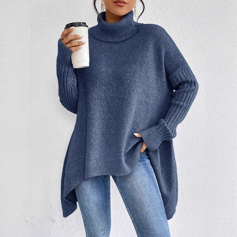 Oversized Coltrui Dames van Luxe Kasjmier – Comfortabele Wintertrui voor Casual en Geklede Outfits 1