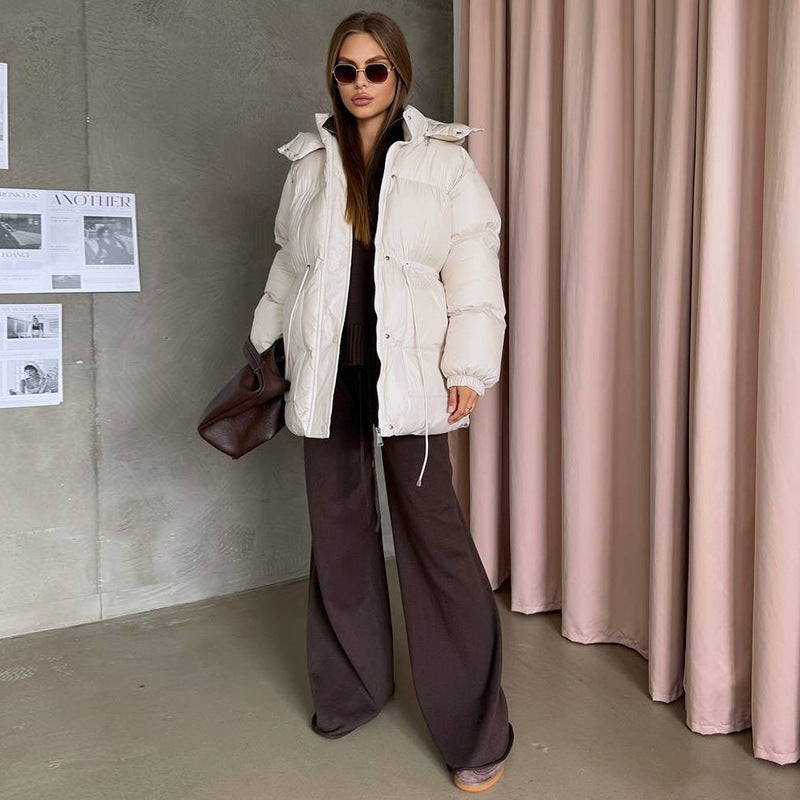 Oversized Donsjack voor Dames met Gewatteerde Isolatie en Verstelbare Capuchon – Duurzame Buitenlaag voor Koude Seizoenen 4