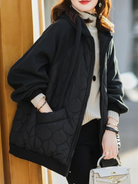 Oversized Gewatteerde Winterjas Dames met Capuchon en Fleece Voering – Trendy en Comfortabel 6