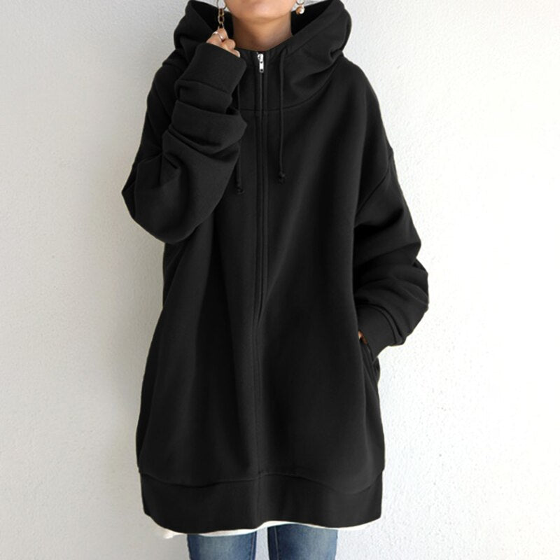 Oversized Hoodie Dames - Stijlvolle Winterhoodie van Hoogwaardig Materiaal, Comfortabele Pasvorm in Diverse Kleuren 4