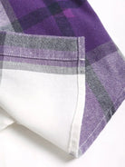 Geruit Overhemd met Capuchon en Dubbele Zakken – Oversized Casual Longsleeve 31