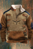 Polo Trui van Zacht Katoen met Intrigerende Prints voor Mannen – Perfecte Pasvorm en Ademend Materiaal 0