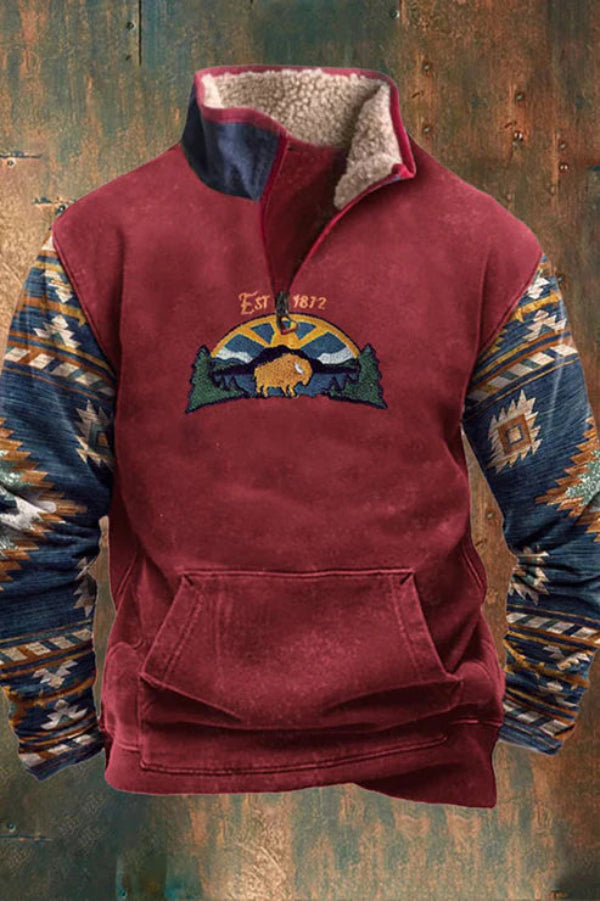 Polo Trui van Zacht Katoen met Intrigerende Prints voor Mannen – Perfecte Pasvorm en Ademend Materiaal 1