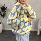 Damestrui met Hartpatroon – Zachte Gebreide Pullover met Liefdevol Design-04