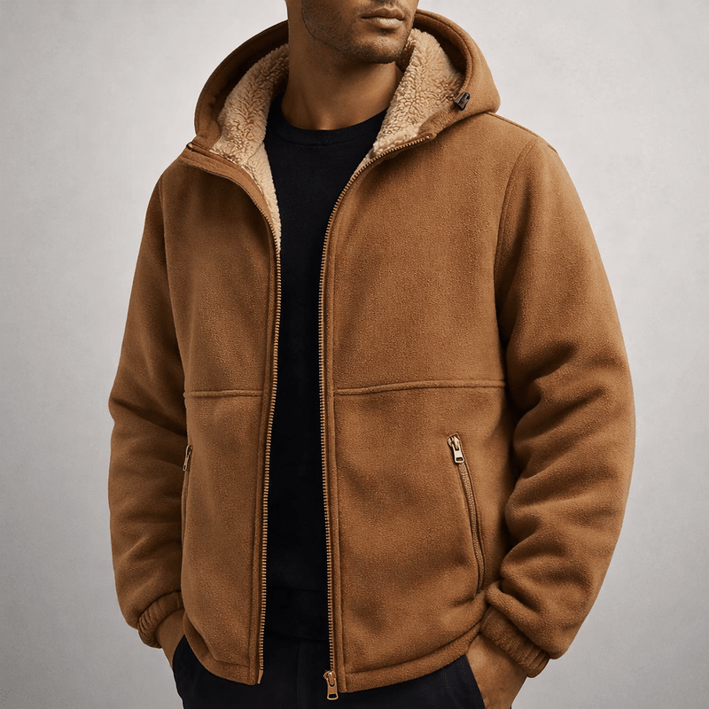 Ronan Fleecejack met Ritssluiting en Hoge Kraag voor Comfortabele Warmte - Zachte Isolatie voor Dagelijks Gebruik 0