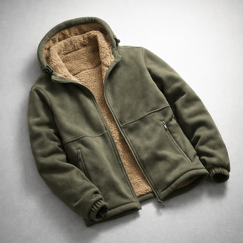 Ronan Fleecejack met Ritssluiting en Hoge Kraag voor Comfortabele Warmte - Zachte Isolatie voor Dagelijks Gebruik 5